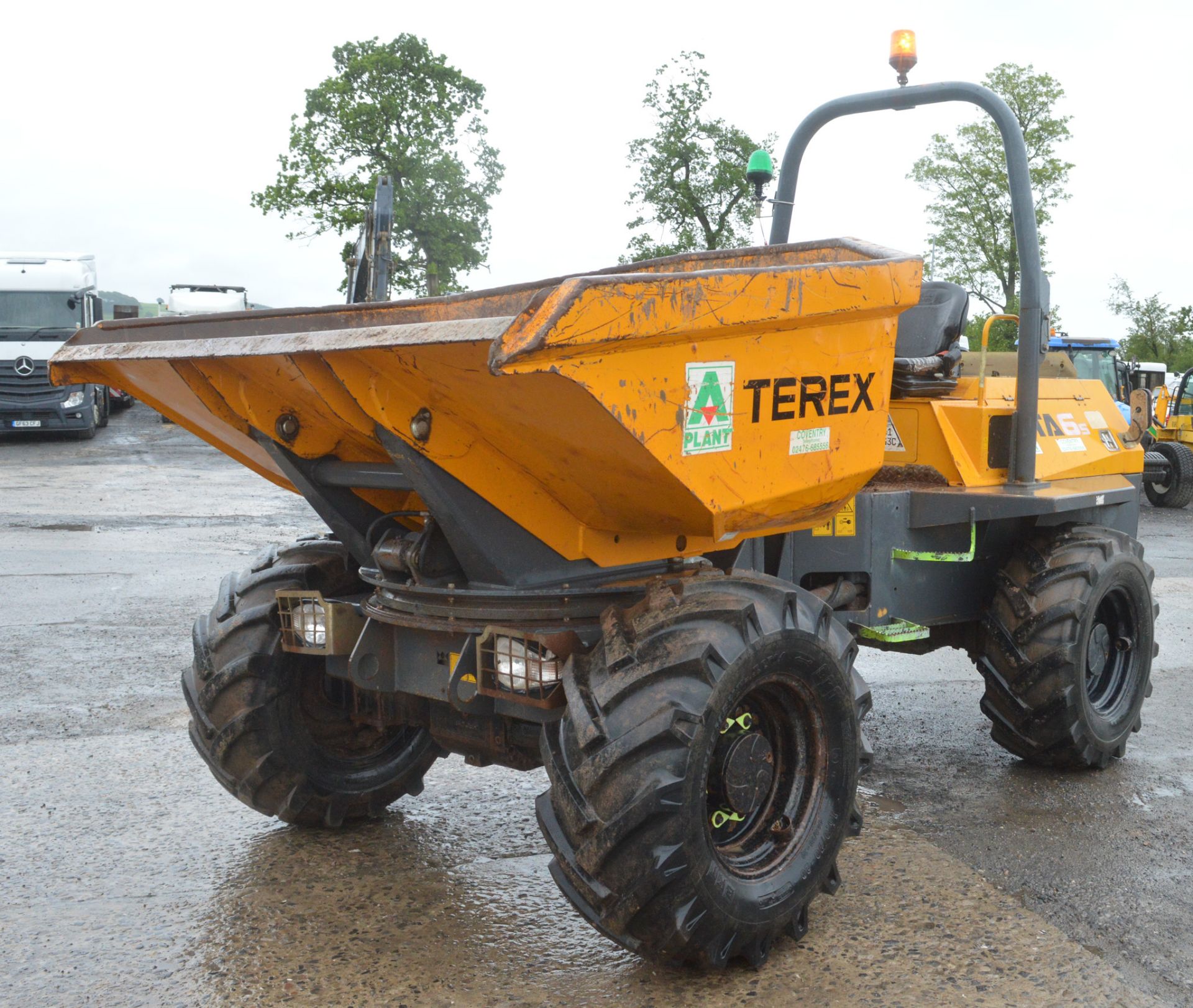 Terex 6 tonne swivel skip dumper  Year: 2013 S/N: MT4257 Rec Hours: 2093 A598846