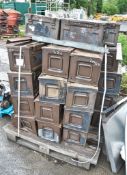 Pallet of approximately 30 ammunition boxes