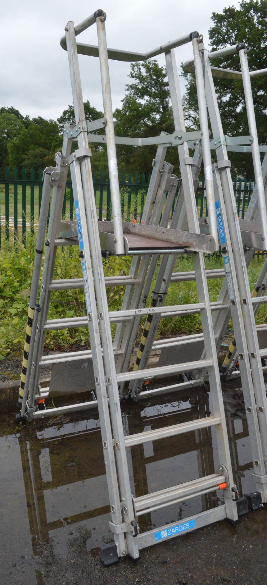 Zarges aluminium podium ladder A777938