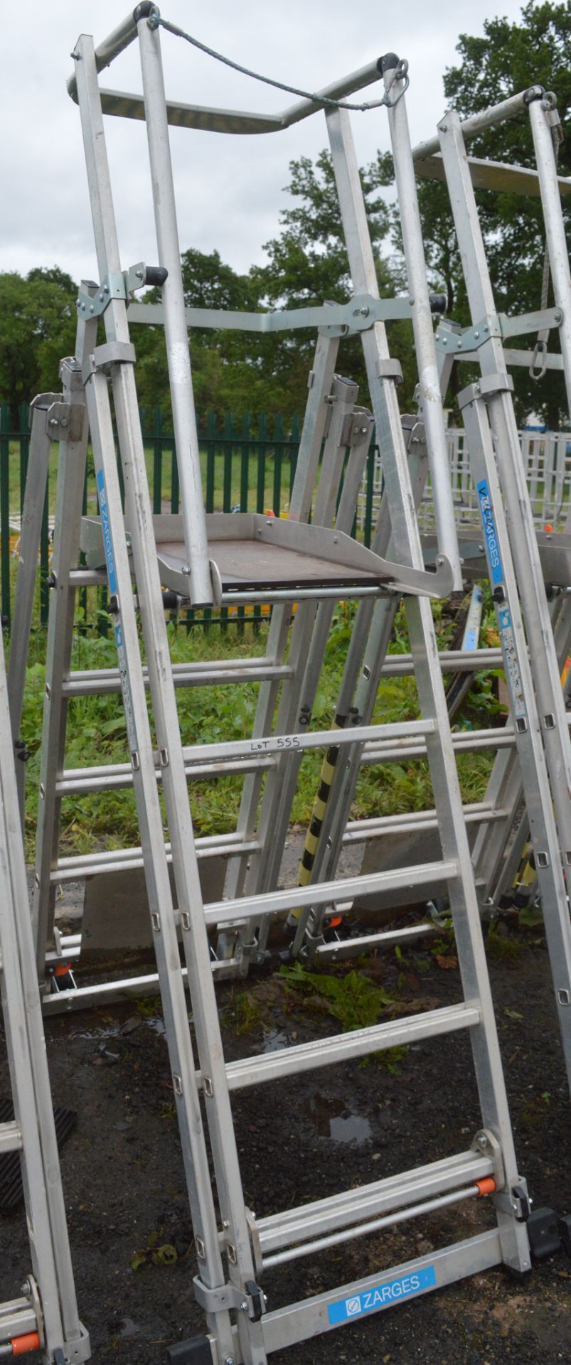 Zarges aluminium podium ladder A844582