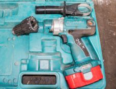 Makita cordless power drill for spares c/w carry case 12259