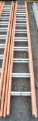 Clow double stage glass fibre framed ladder A676919