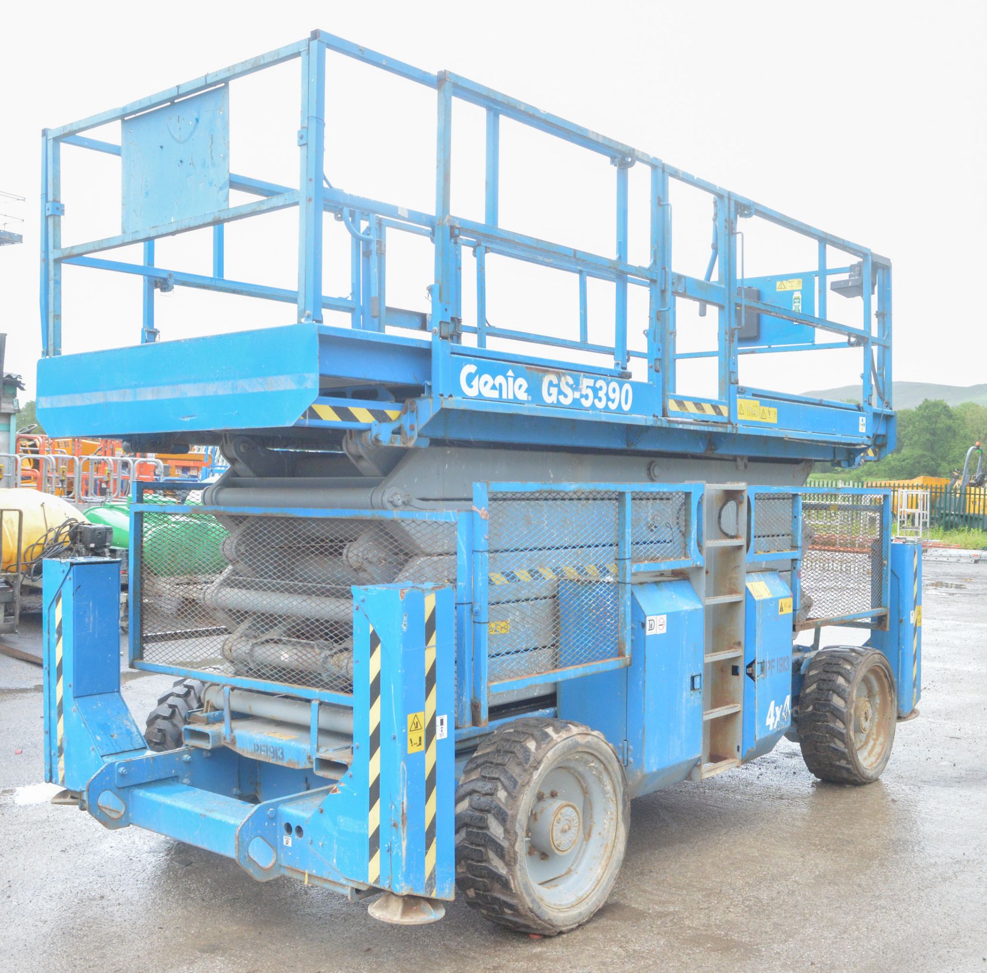 Genie GS 5390 4 wheel drive diesel driven scissor lift