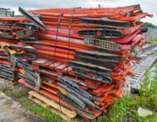 2 - Pallets of plastic barriers