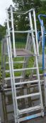 Zarges aluminium podium/step ladder A838302