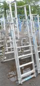 Zarges aluminium step ladder/podium A838303
