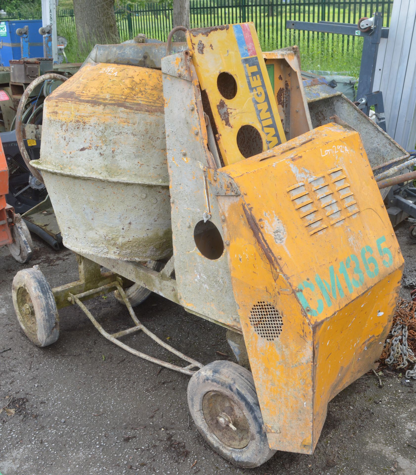 Benford diesel driven site mixer 1365 ** Parts missing **