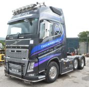 Volvo FH 16 750 6 x 2 tractor unit  Reg No: YA 64 SWX DOR: 01/10/2014  MOT Exp: 31/10/2019