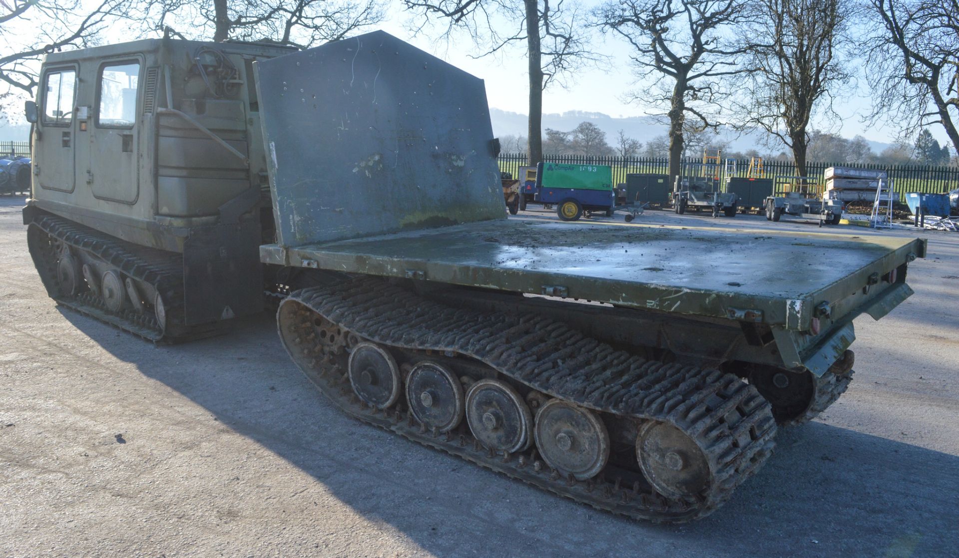 Hagglund BV 206 all tearrain tracked vehicle c/w trailer (not connected) - Image 3 of 24