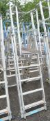 Zarges aluminium step ladder/podium A777934