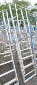 Zarges aluminium step ladder/podium A838309