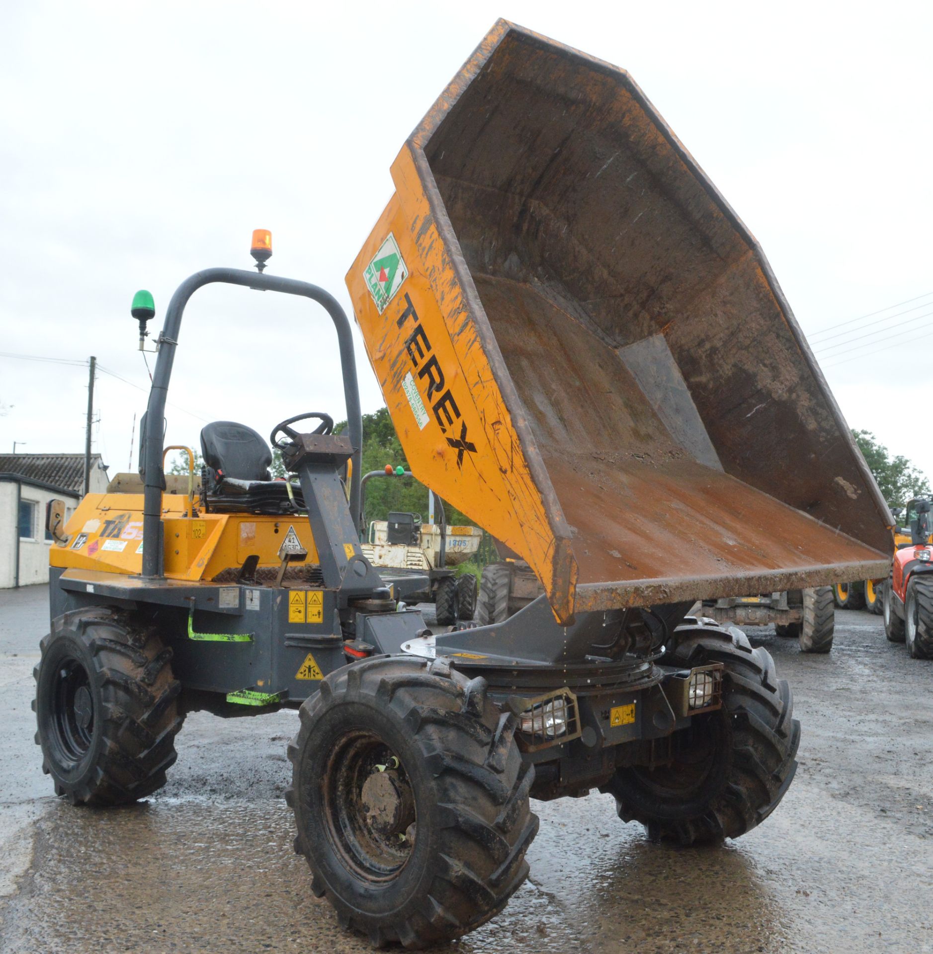 Terex 6 tonne swivel skip dumper  Year: 2013 S/N: MT4257 Rec Hours: 2093 A598846 - Image 14 of 14