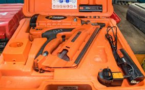 Paslode IM350 nail gun c/w 2 - batteries, charger & carry case