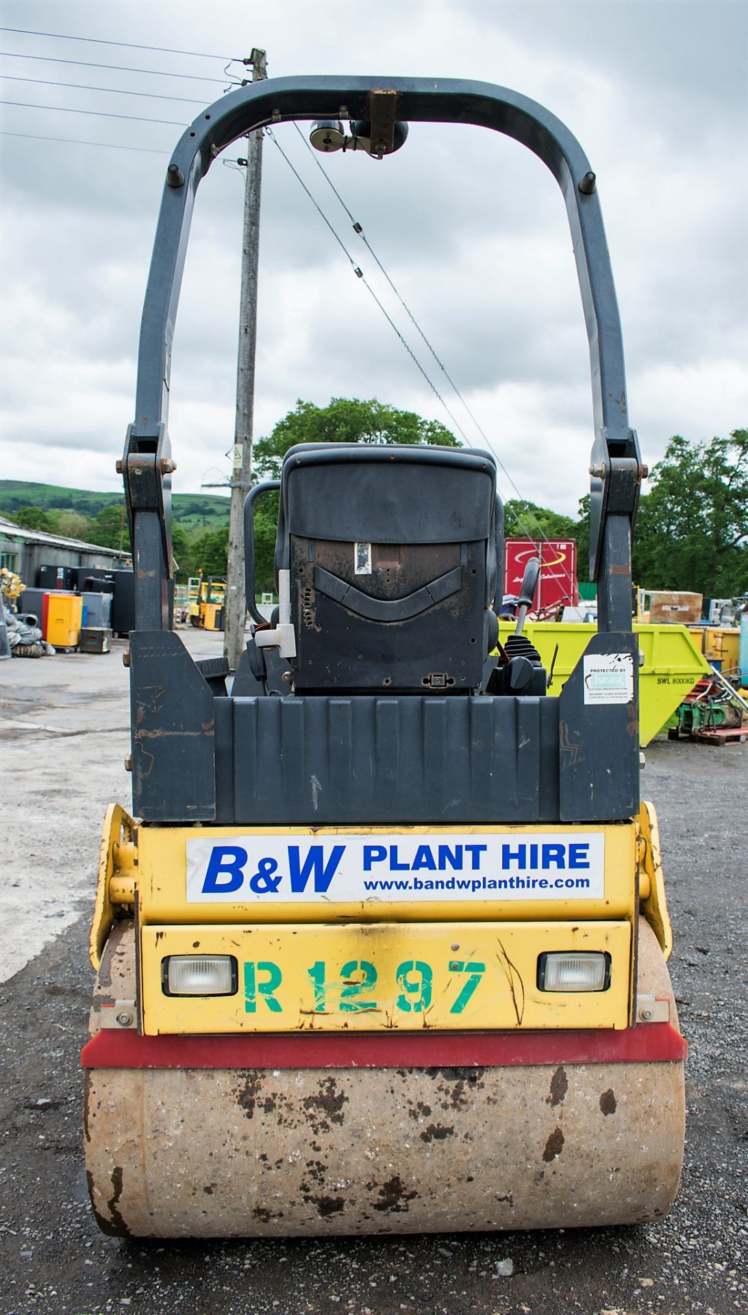 Bomag BW120 AD-4 double drum ride on roller Year: 2006 S/N: 23729 Recorded Hours: 1168 R1297 - Image 6 of 10