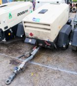 Doosan 7/20 diesel driven mobile air compressor Year: 2013 S/N: DY123640 Recorded Hours: 99 A602603