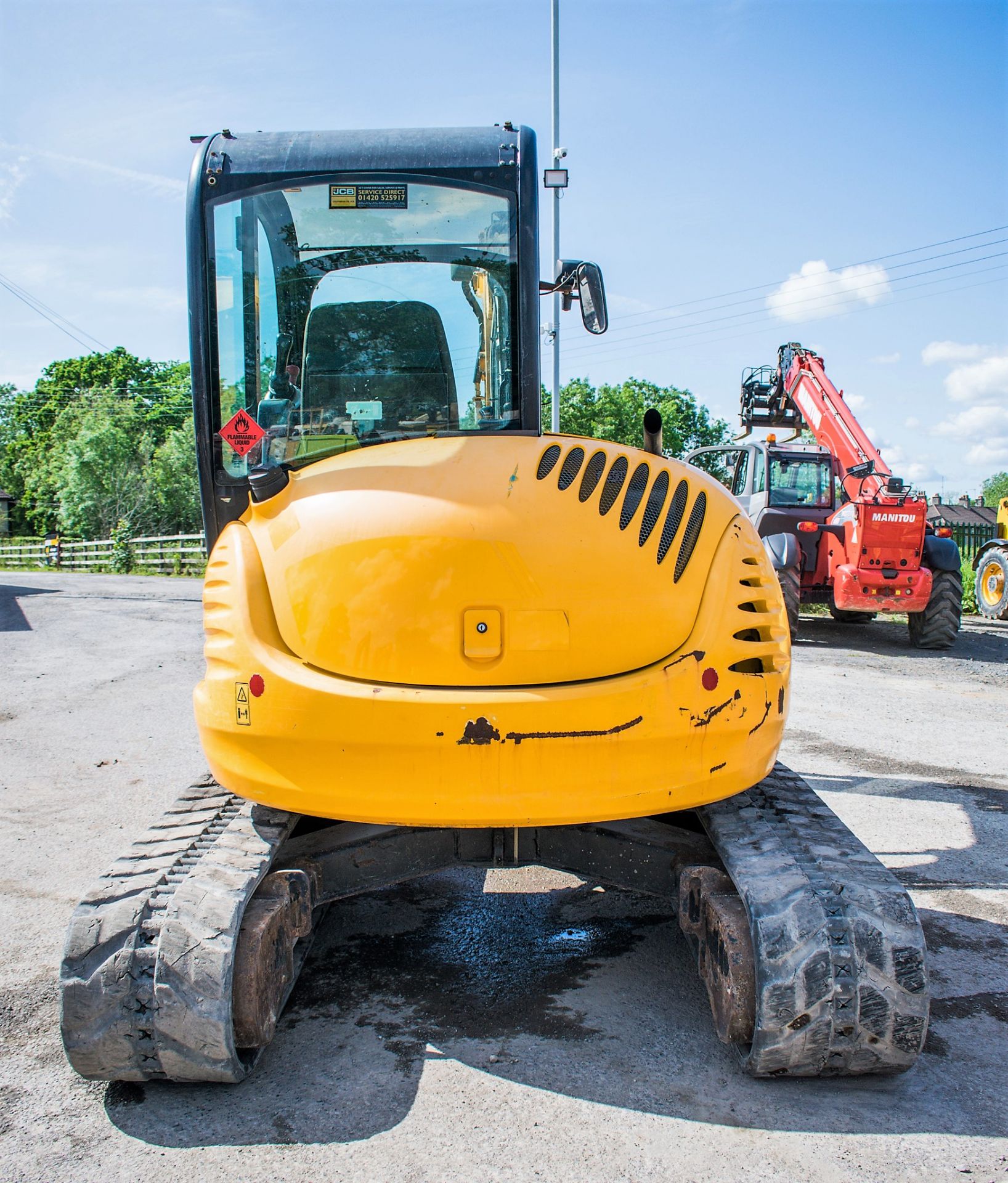 JCB 8055 RTS 5.5 tonne rubber tracked excavator Year: 2014 S/N: 2060716 Recorded Hours: 2298 - Image 6 of 12