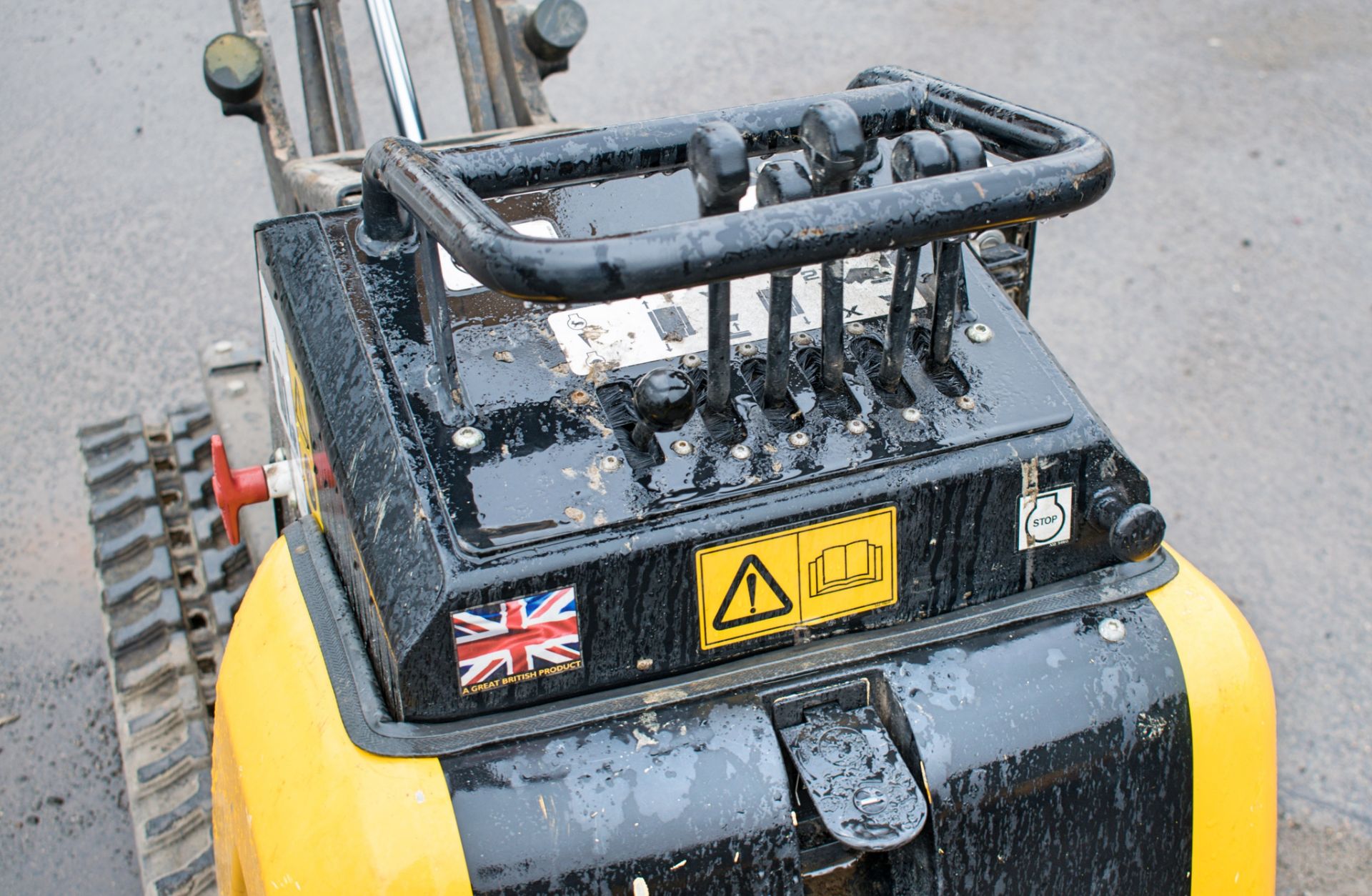 JCB HTD-5 Dumpster diesel driven rubber tracked hi-tip pedestrian dumper Year: 2016 S/N: 1593598 - Image 11 of 12