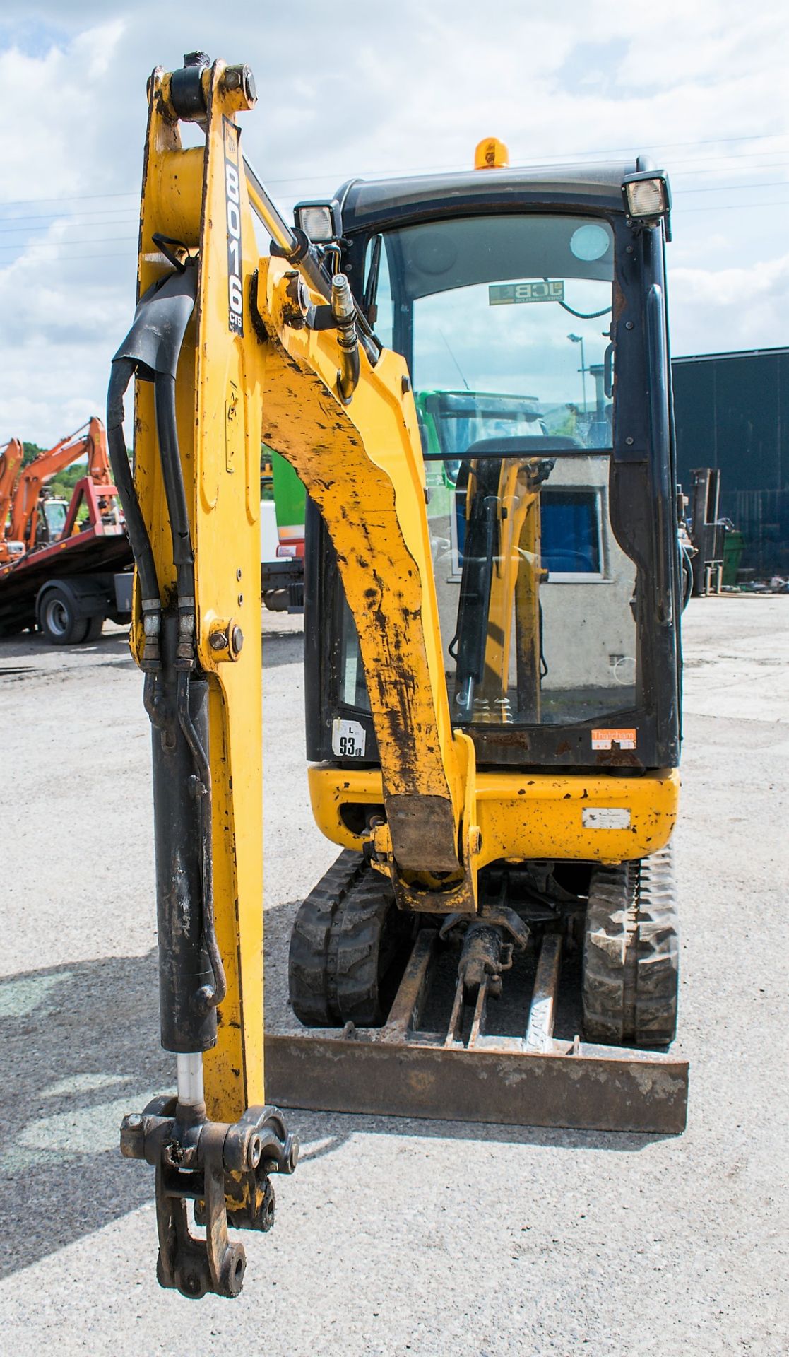 JCB 8016 CTS 1.5 tonne rubber tracked mini excavator Year: 2014 S/N: 2071575 Recorded Hours: 1971 - Image 5 of 12