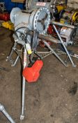 Ridgid 300 110v pipe threader c/w Ridgid tri-stand & foot pedal