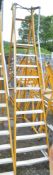 11 tread glass fibre framed step ladder 12927