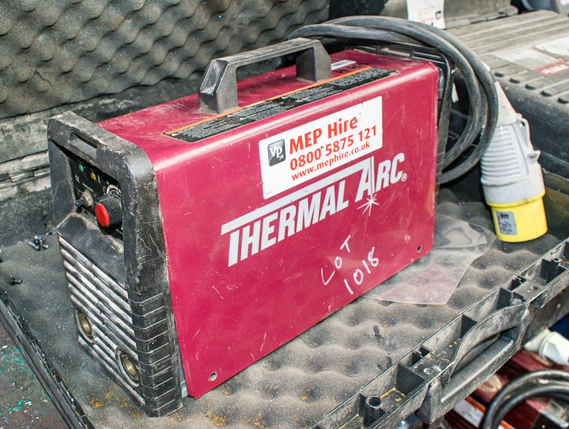 Thermal Arc 110v invertor welder c/w carry case
