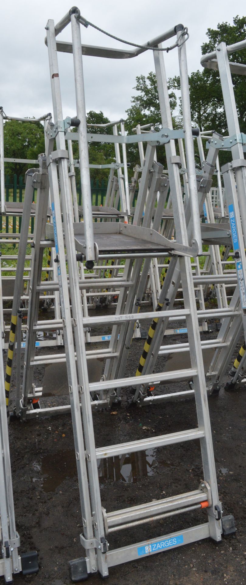 Zarges aluminium podium ladder A782457 - Image 2 of 2