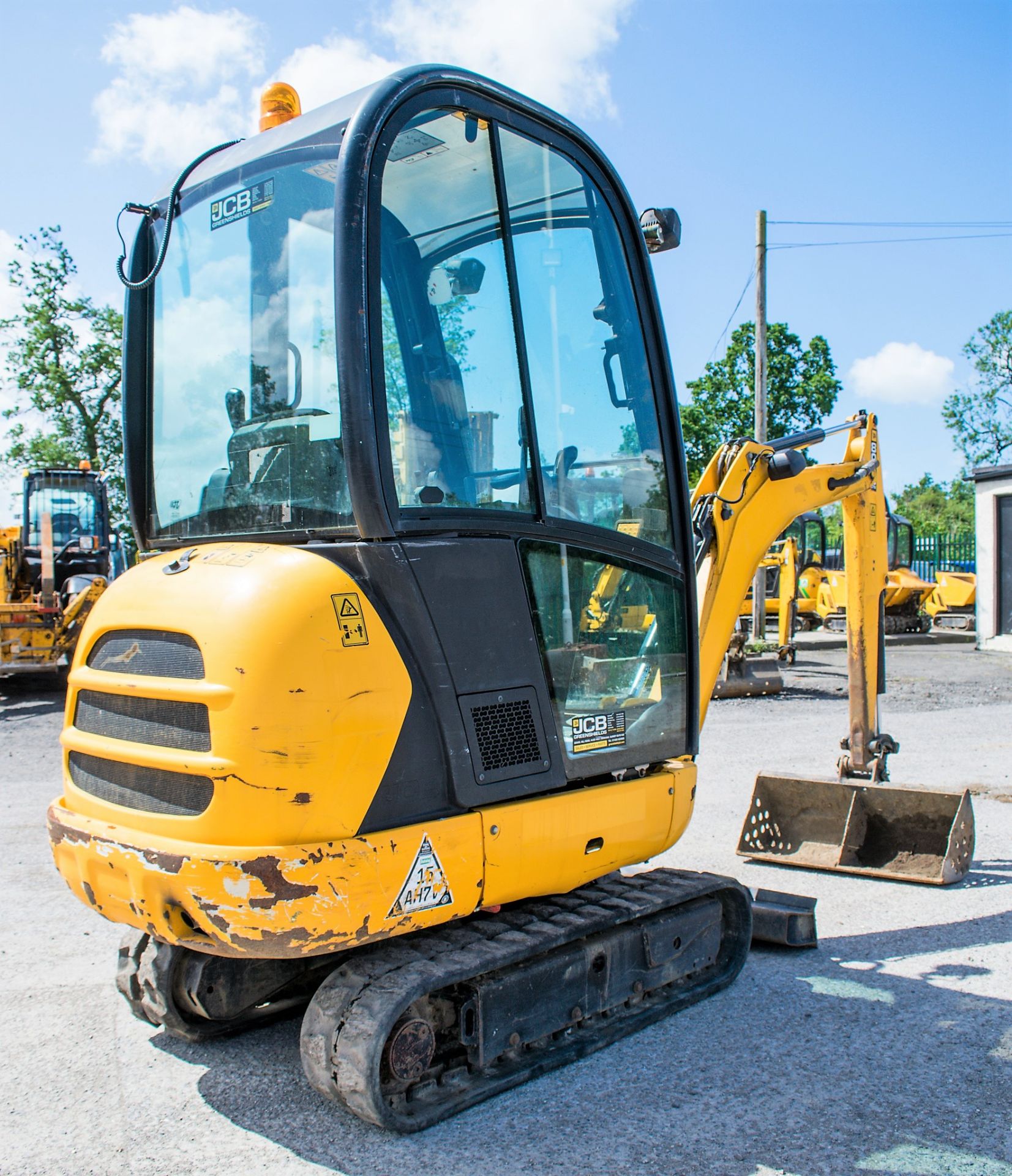 JCB 8016 CTS 1.5 tonne rubber tracked mini excavator Year: 2013 S/N: 2071365 Recorded Hours: 2233 - Image 4 of 12