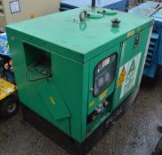 Genset diesel driven generator N/Accom ** Parts missing **