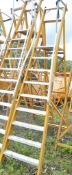 9 tread glass fibre framed step ladder 11751