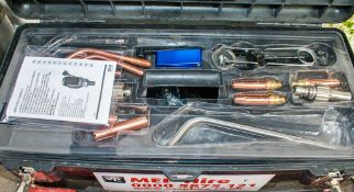 Gas welding kit c/w carry case