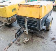 Atlas Copco XAS 64 diesel driven mobile air compressor Year: 2007 S/N: 70621298 Recorded Hours: 1893