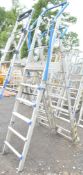 Clow aluminium step ladder/podium A778017