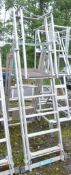 Zarges aluminium podium/step ladder A838306