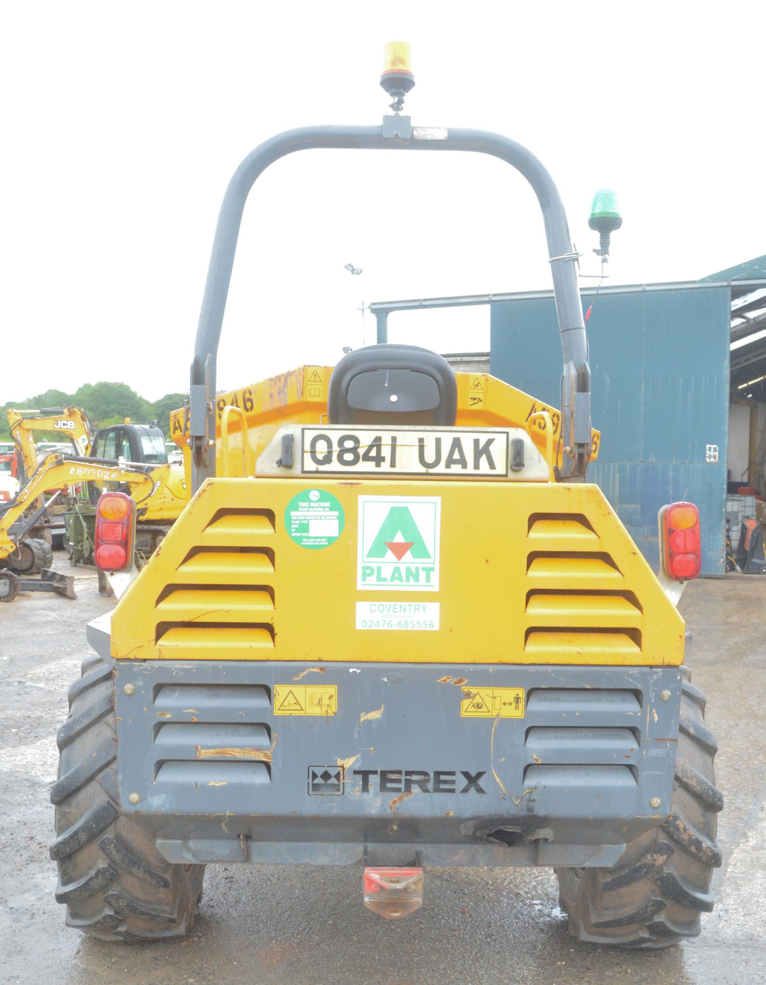 Terex 6 tonne swivel skip dumper  Year: 2013 S/N: MT4257 Rec Hours: 2093 A598846 - Image 5 of 14