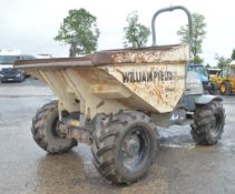 Terex 6 tonne 4 wheel steer straight skip dumper  Year:  S/N:  Rec Hours: