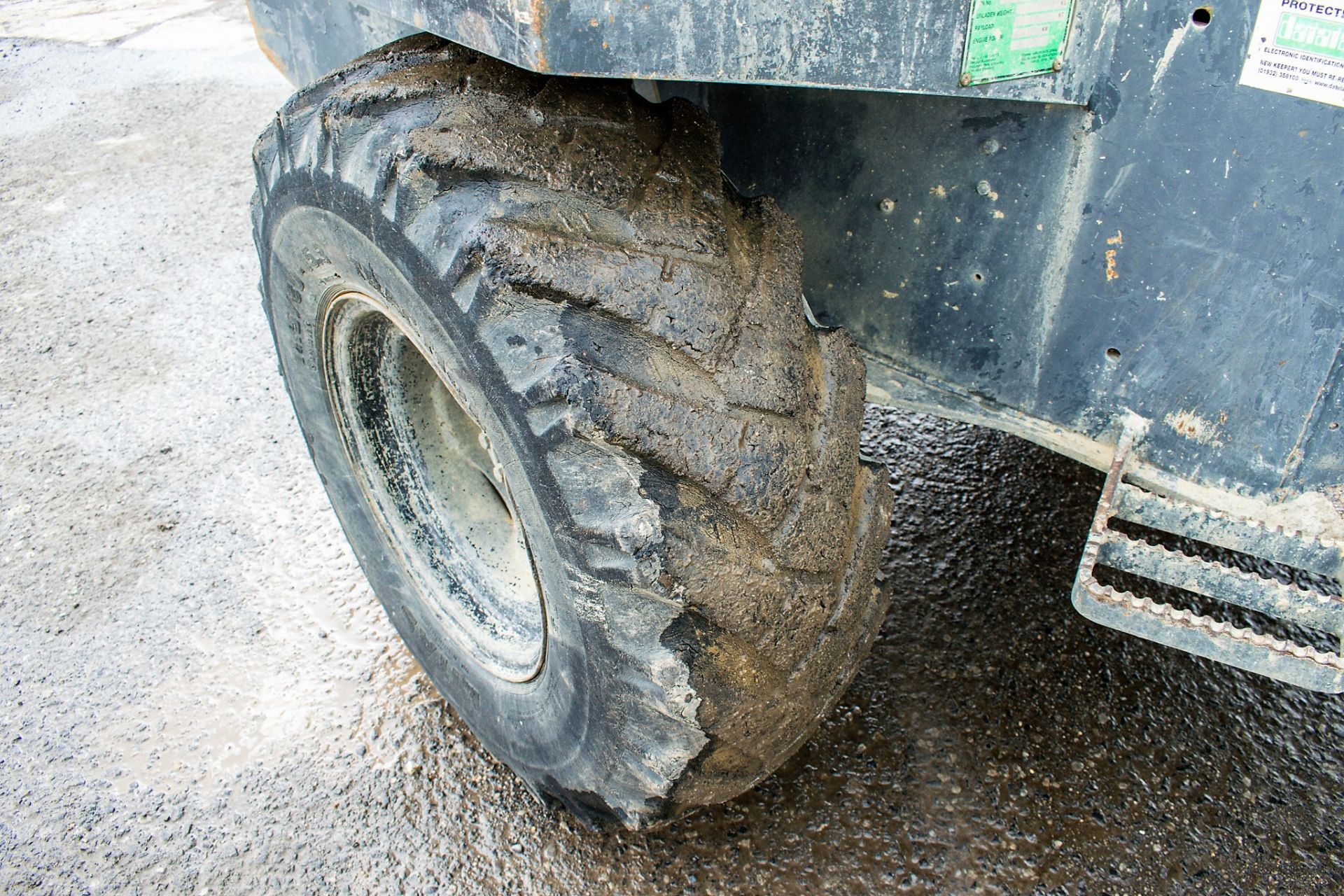 Terex 3 tonne swivel skip dumper Year: 2006 S/N: E603FS098 Recorded Hours: 3494 D1286 - Image 10 of 15