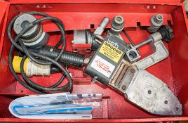 110v pipe welding kit c/w carry case