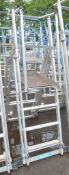 Zarges aluminium step ladder/podium A840943