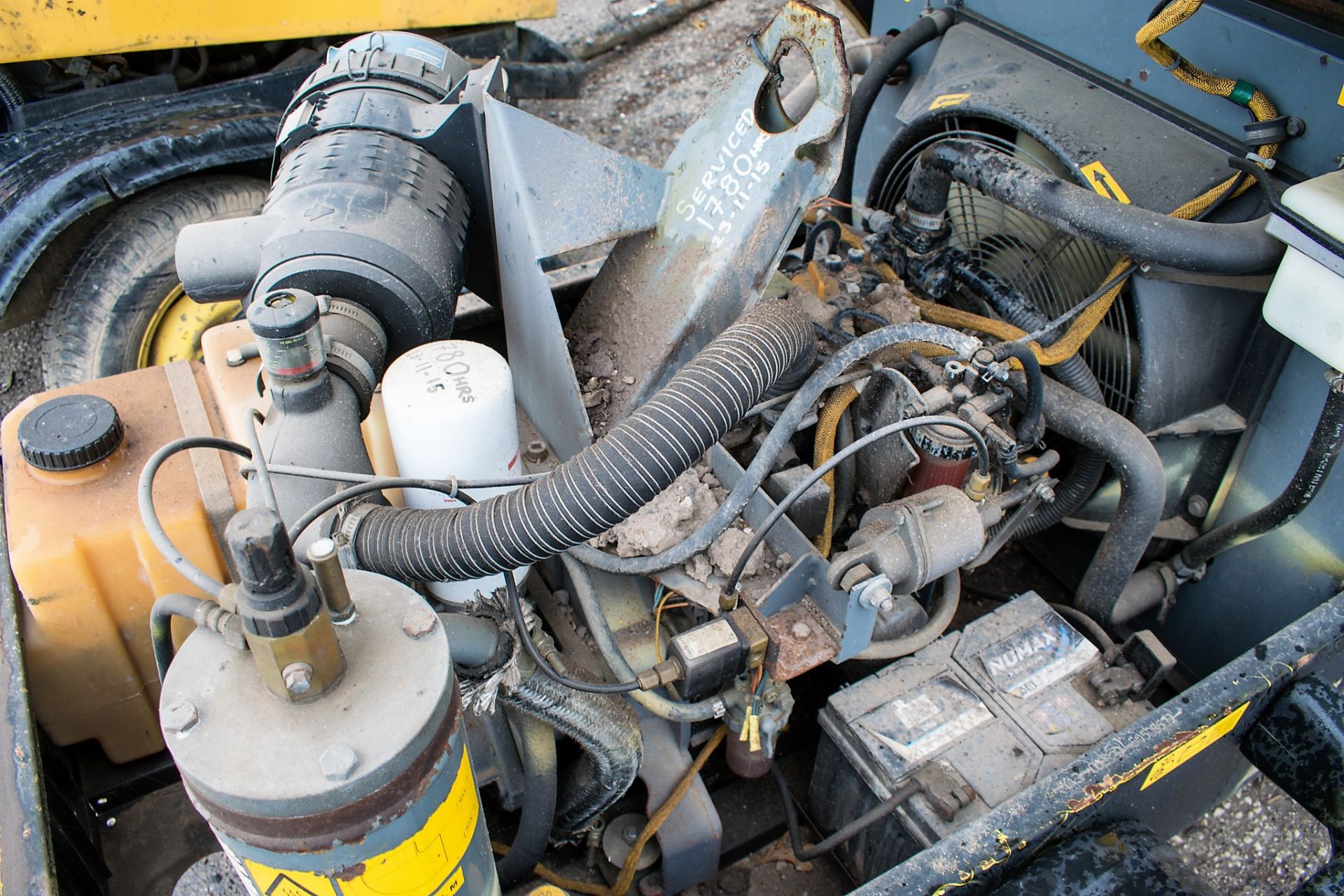 Atlas Copco XAS36 diesel driven mobile air compressor Year: S/N: Recorded Hours: 1547 - Image 3 of 3