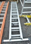 Triple stage aluminium ladder A740466