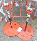 2 - Ridgid pipe roller stands A699188/A680044