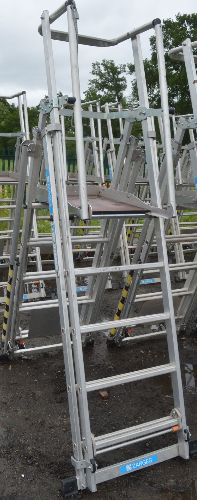 Zarges aluminium podium ladder A838308