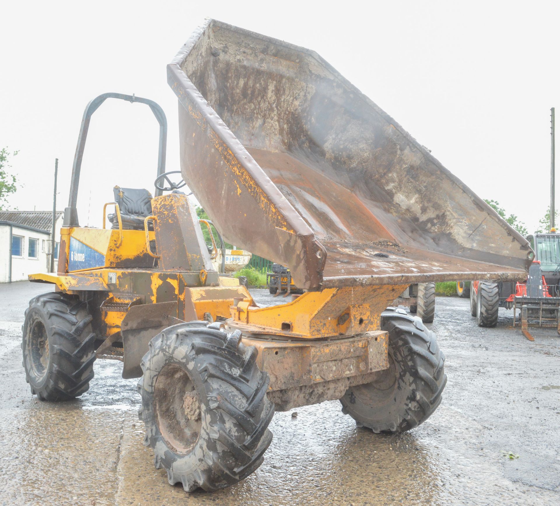 Thwaites 6 tonne swivel skip dumper  Year: 2004 S/N: A4536 - Image 13 of 13