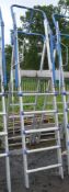 Tubesca aluminium podium/step ladder A778013