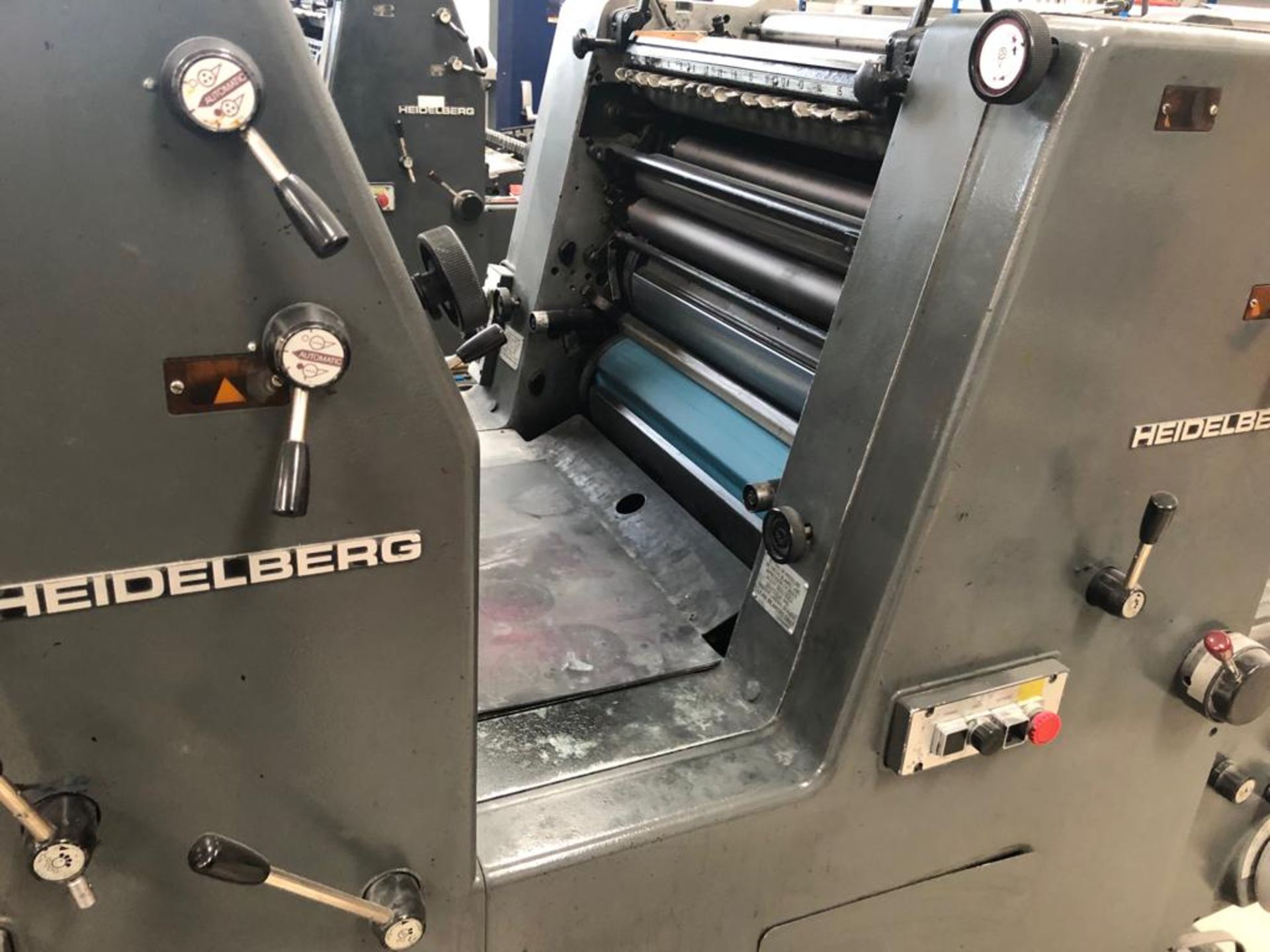 Heidelberg GTOV 4 colour printing press  Year: 1985 S/N: 684930 - Image 5 of 35