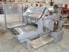 Heidelberg Cylinder Printing Press  Year: 1982   S/N: 5242940