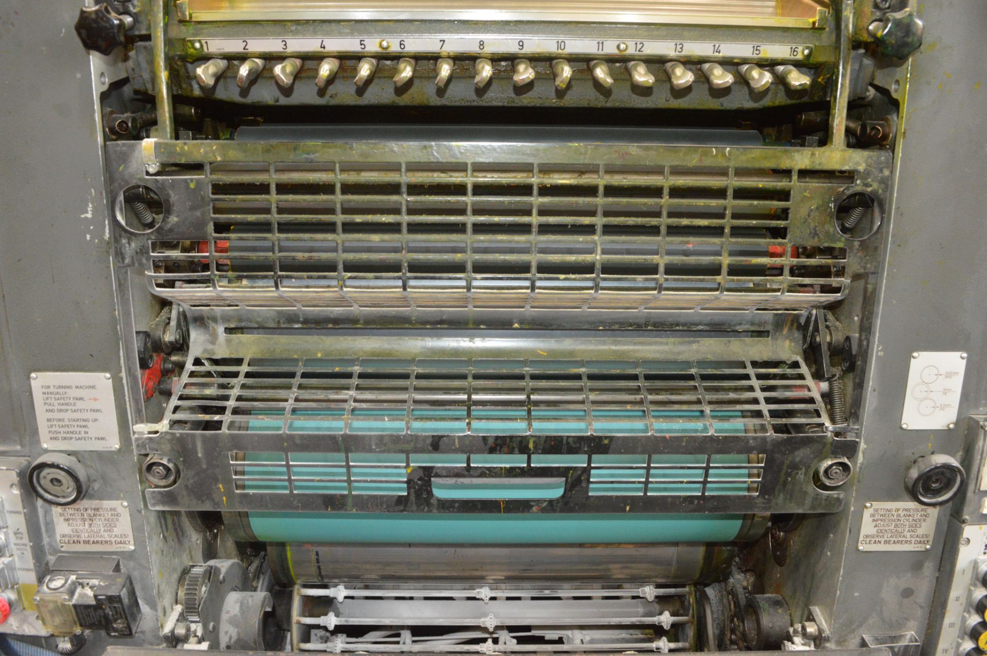 Heidelberg GTOV 4 colour printing press  Year: 1985 S/N: 684930 - Image 18 of 35