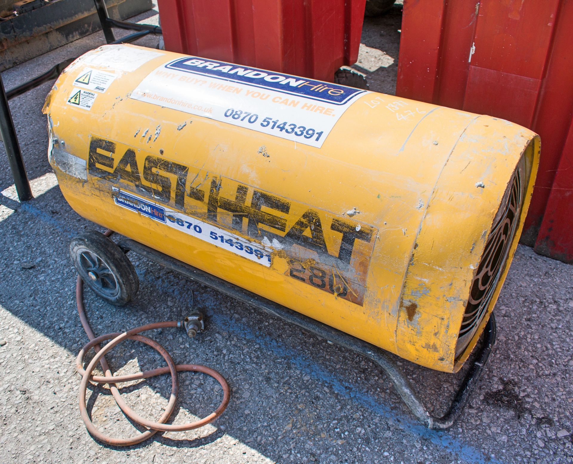 Easi Heat 280 gas fired space heater