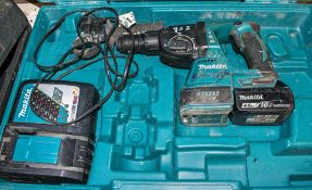 Makita DHR 242 18v cordless SDS rotary hammer drill c/w charger, battery & carry case 09547