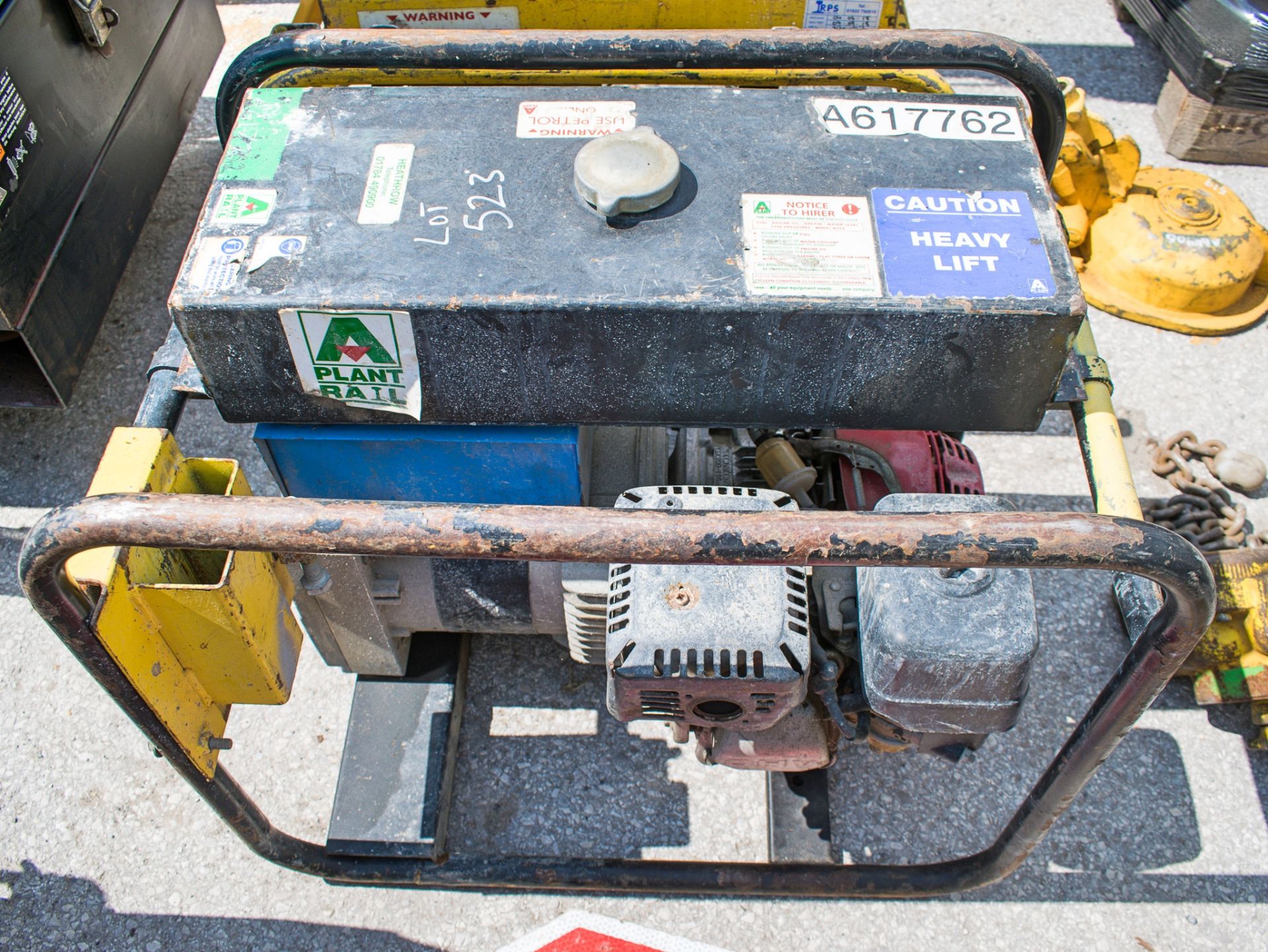 Petrol driven generator A617762